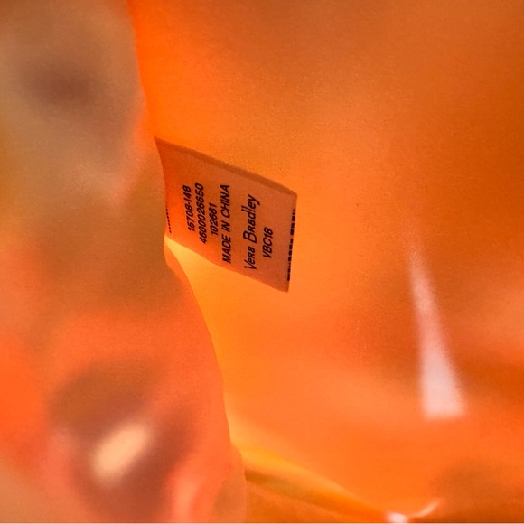 🥪Vera Bradley Insulated Lunch Bag - Classic Coral Floral 🥪 - Picture 13 of 14